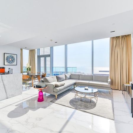 Luxe 3 Bedroom Oceanfront Apartment In The Heart Of Bluewaters Island Dubai Exterior photo