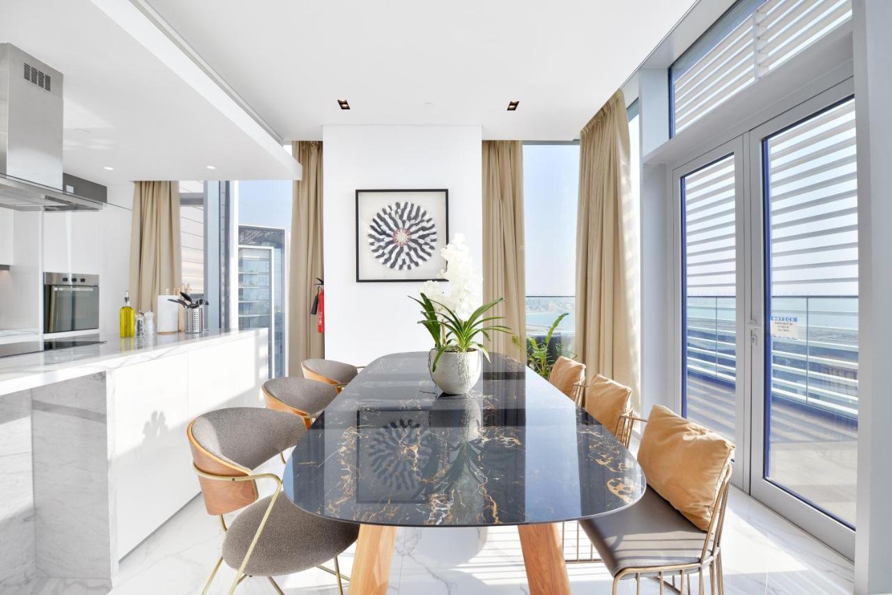 Luxe 3 Bedroom Oceanfront Apartment In The Heart Of Bluewaters Island Dubai Exterior photo
